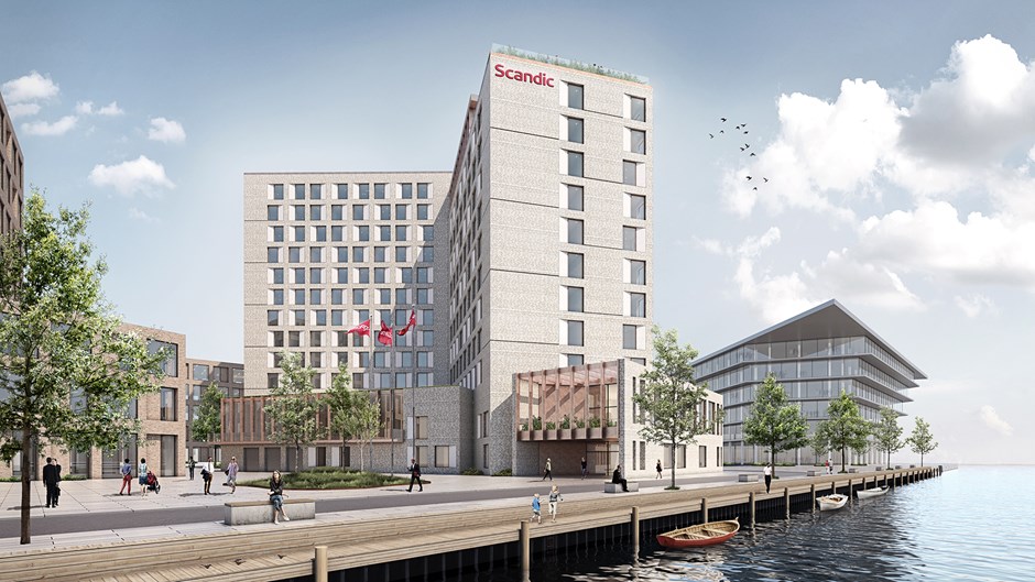hovedindgang-scandic-hotel-i-scanport-københavn-danmark
