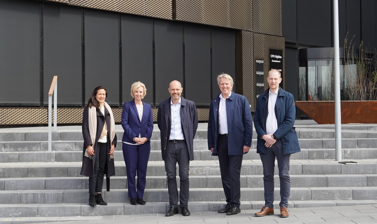 Besøg fra Sveriges ambassadør på CPH Highline 3