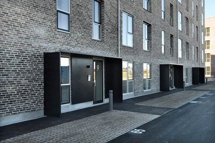 Kejserhaven_boliger_Hillerød_view mod indgange