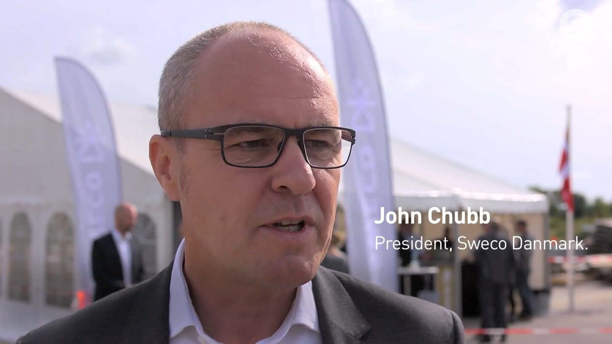 John Chubb fra Sweco udtaler sig