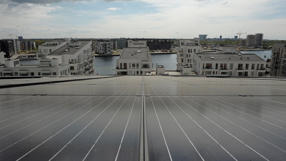 plaza I-solpaneler og udsigt-københavn-danmark plaza I-solpaneler og udsigt-københavn-danmark
