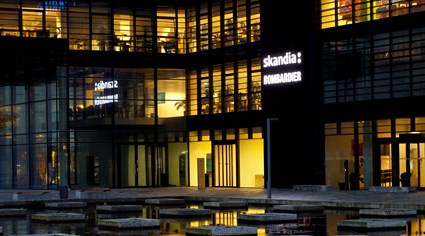 Neroport skumringsbillede