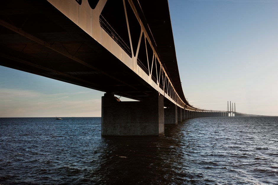 Øresundsbroen tæt på Scanport