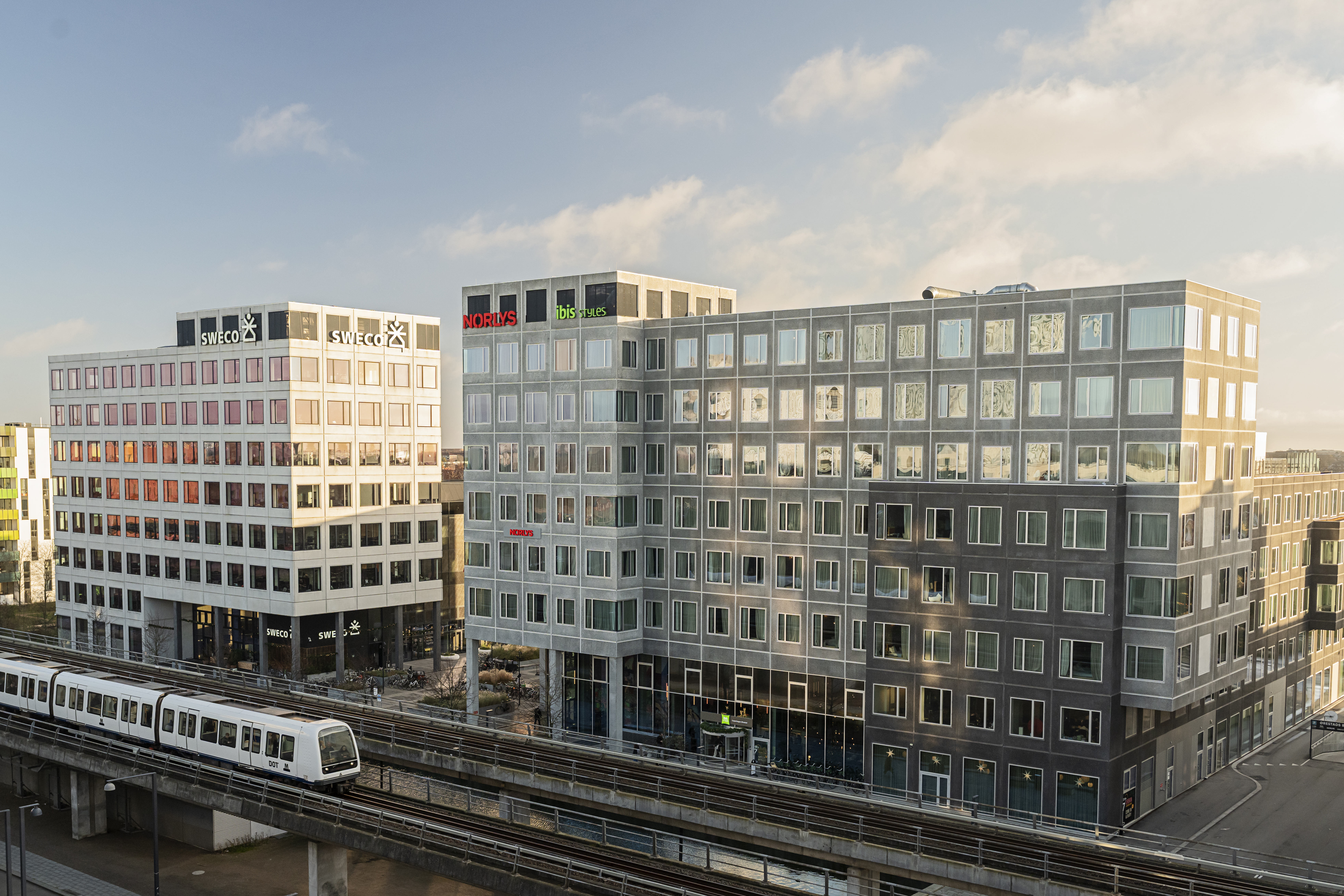 Ørestads Boulevard 41 og 45. Foto Thomas Busk.